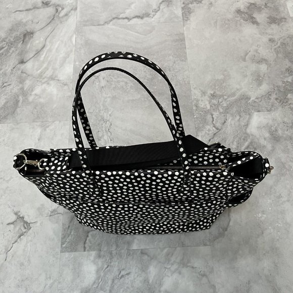 Kate Spade Baby Diaper Bag Black Polka‎ Dot Kaylie Changing Pad Shoulder Strap - Picture 15 of 16